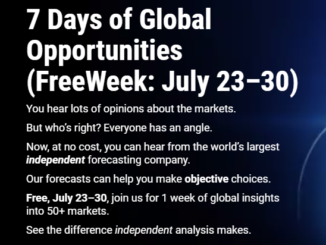 Market Forecasts FreeWeek July 2020