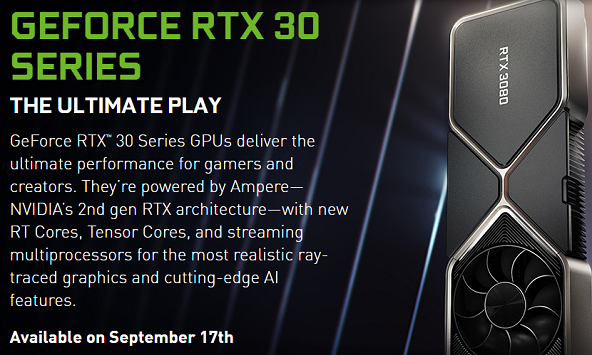 Nvidia Geforce RTX 30 Series