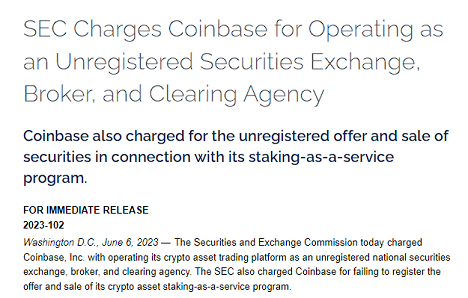 SEC Coinbase