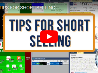 Selling Stocks Short Tips