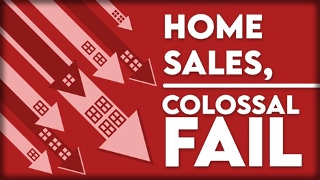 US Home Sales Colossal Fail